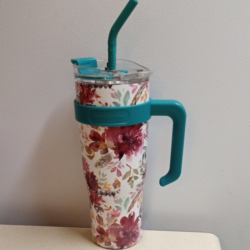 Hydra flow stainless steel Tumblr 40 ounce Floral Print